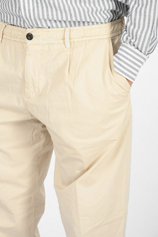 Stretch Cotton Drawstring Pant