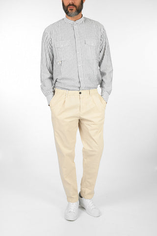 Stretch Cotton Drawstring Pant