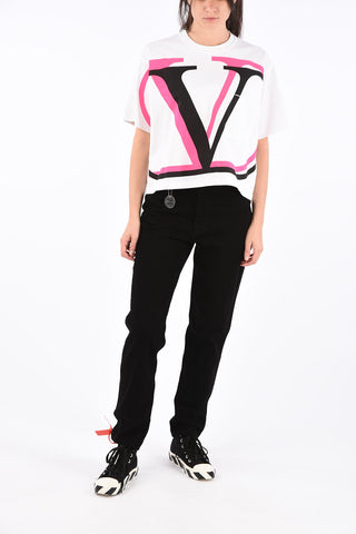 Mid-rise waist jeans