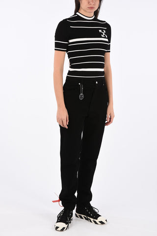 Striped BASIC ARROW t-shirt
