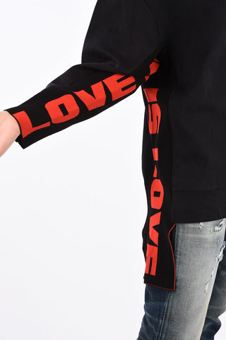 hoodie sweatshirt with Logo Side Band