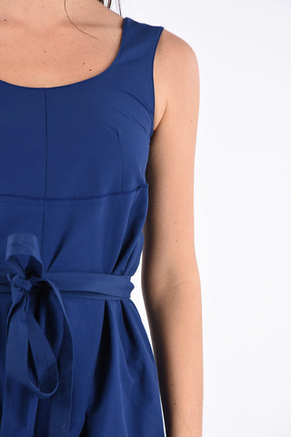 Maxi Flared Dress with Belt
