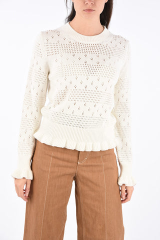 maglia girocollo crochet