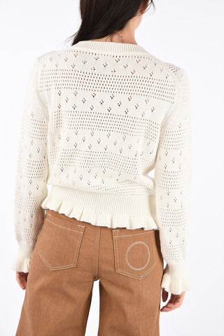 maglia girocollo crochet