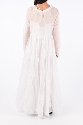 Long Sleeve Floor Caftan with Petticoat
