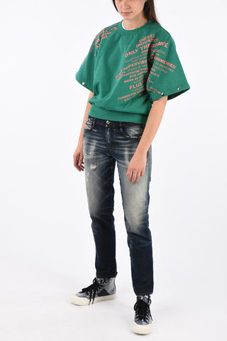 Printed F-AYALA Crew-Neck Sweatshirt