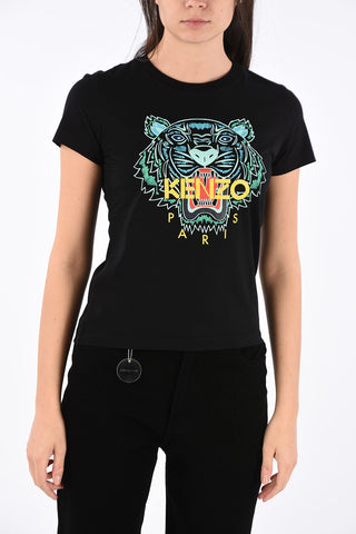 Tiger-Print Cassic t-shirt