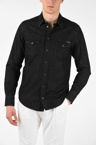 Denim Snap Button Shirt
