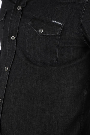 Denim Snap Button Shirt