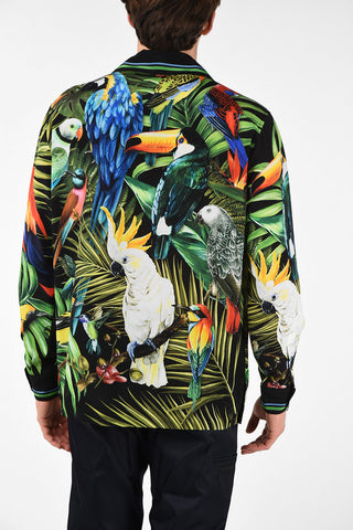Camicia JUNGLE a Maniche Lunghe in Seta 