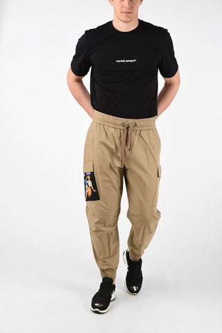 Maxi Patch Pocket Utility Pants with Drawstring  
