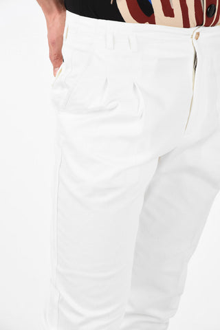 Double Pleat Jetted Pocket Pants