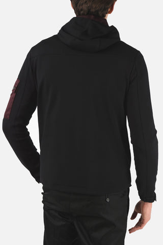 Felpa Hoodie con Chiusura Zip