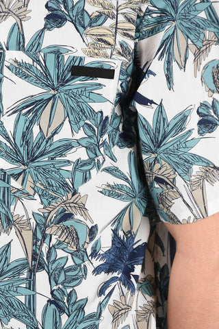 Cotton PALMS Shirt with Patch Pocket
