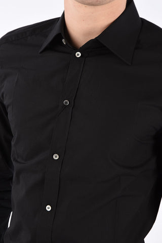 Cotton GOLD shirt with spread collar