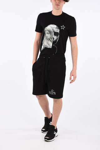VLTN drawstring sweat shorts