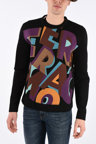 felpa girocollo in neoprene