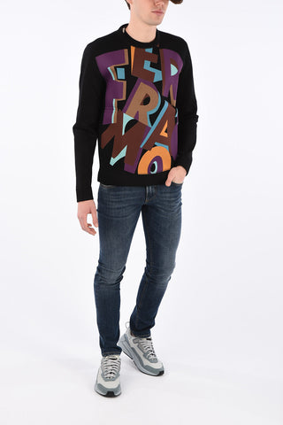 felpa girocollo in neoprene