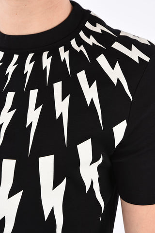 jersey FAIR ISLE THUNDERBOLT crewneck t-shirt