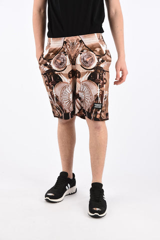 Printed Drawstring Shorts