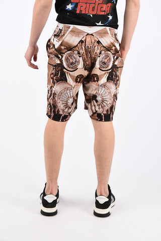 Printed Drawstring Shorts