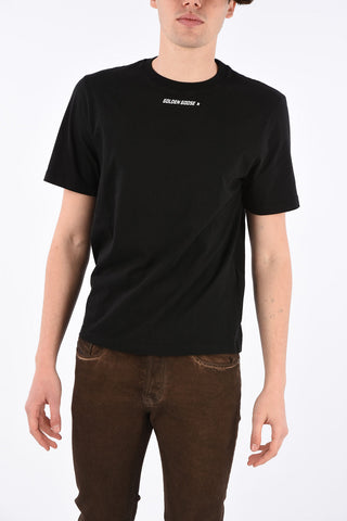 logo print crewneck t-shirt