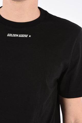 logo print crewneck t-shirt