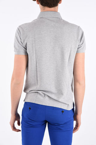 Pique’ cotton 3 botton polo shirt