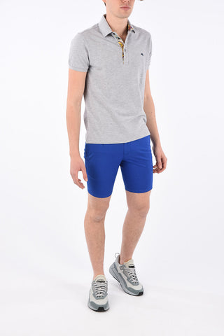 Pique’ cotton 3 botton polo shirt