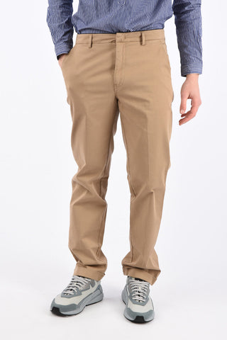 Stretch cotton JOVI cuffed hem trousers
