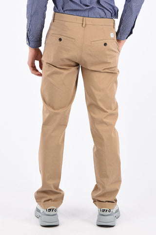 Stretch cotton JOVI cuffed hem trousers