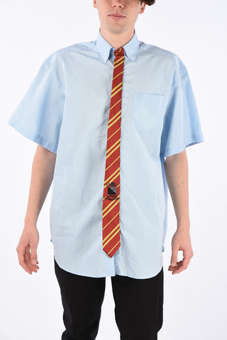 camicia a manica corta button-down