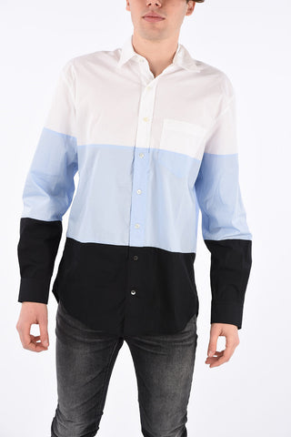 camicia in cotone con taschino