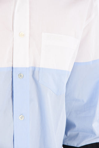 camicia in cotone con taschino