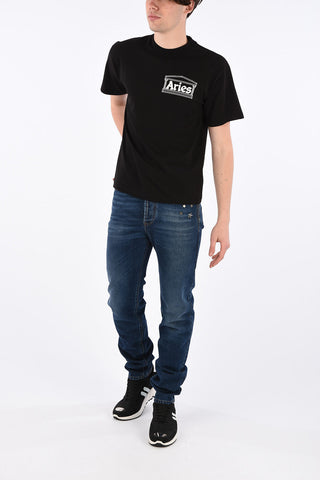 T-shirt girocollo stampata
