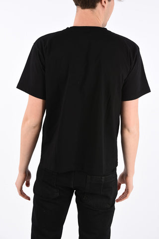 logo print crewneck t-shirt