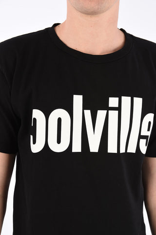 logo print crewneck t-shirt