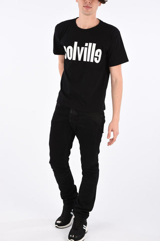logo print crewneck t-shirt