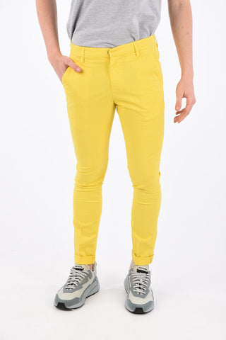 stretch cotton chinos