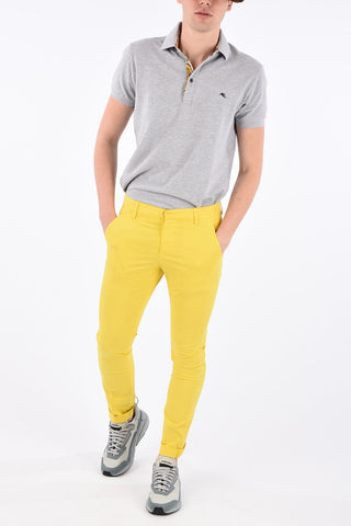 stretch cotton chinos
