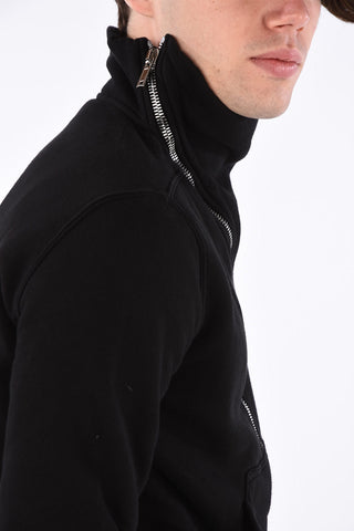 DRKSHDW full zip turtleneck sweatshirt