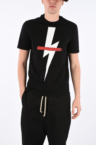 T-Shirt Loose Fit con stampa fulmine
