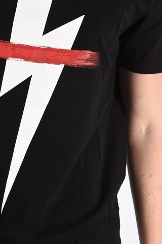 T-Shirt Loose Fit con stampa fulmine