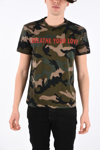 camouflage crew-neck t-shirt