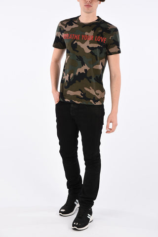camouflage crew-neck t-shirt