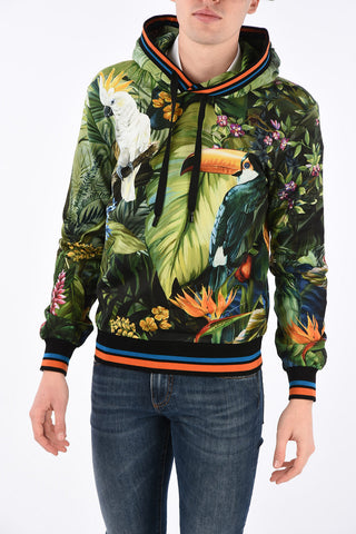 Printed hoodie sweatshirt