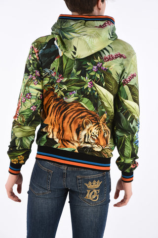 Printed hoodie sweatshirt