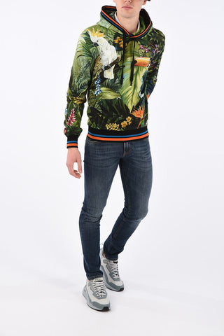 Printed hoodie sweatshirt
