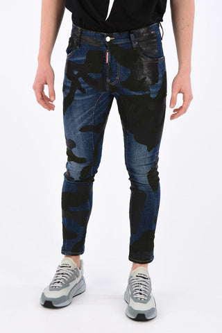16cm camouflage TIDY BIKER skinny fit jeans