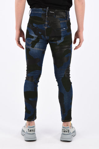 16cm camouflage TIDY BIKER skinny fit jeans